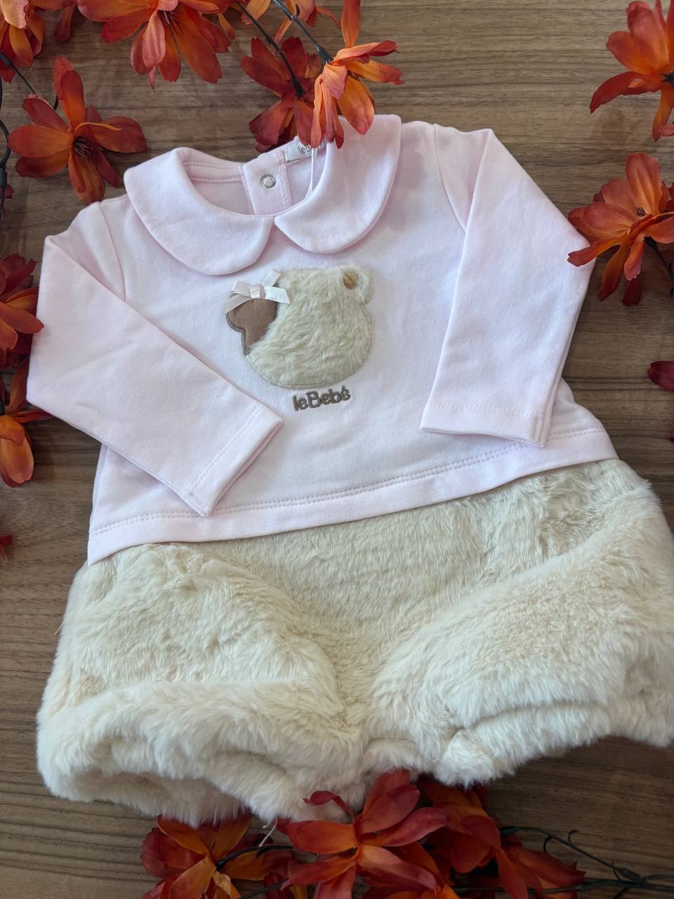 PAGLIACCETTO ORSETTO ROSA LE BEBÉ ENFANT