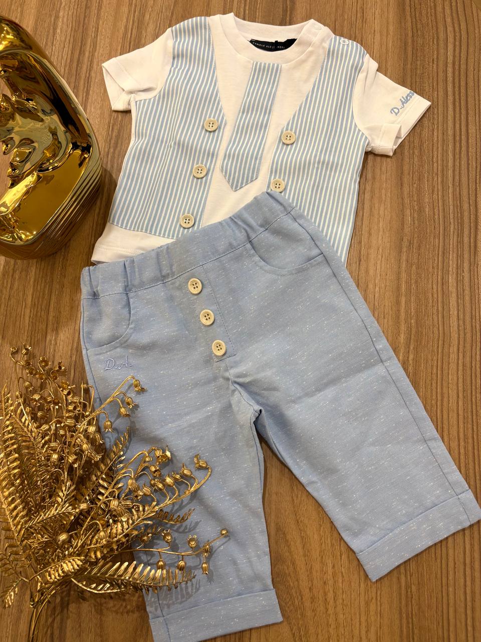 T-shirt PANCIOTTO E CRAVATTA E PANTALONE CIELO DANIELE ALESSANDRINI
