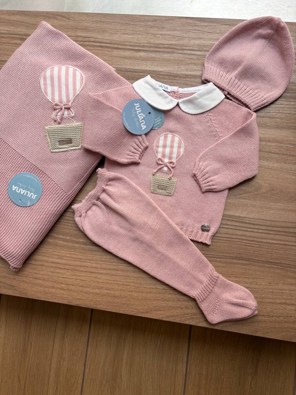Coordinato nascita MONGOLFIERA ROSA Juliana