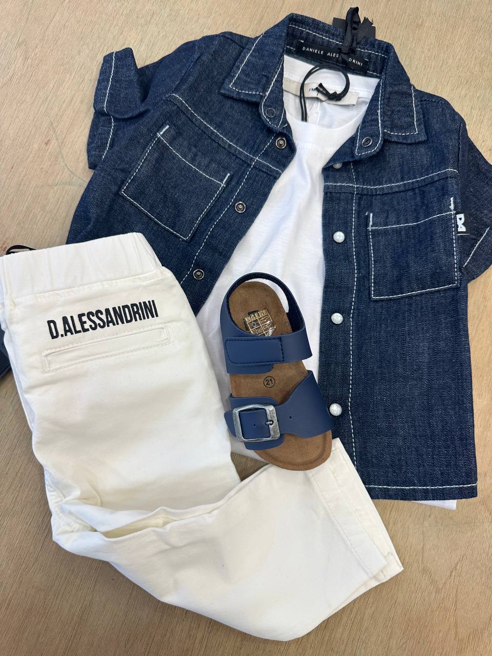 Completo Camicia in Jeans e Pantalone