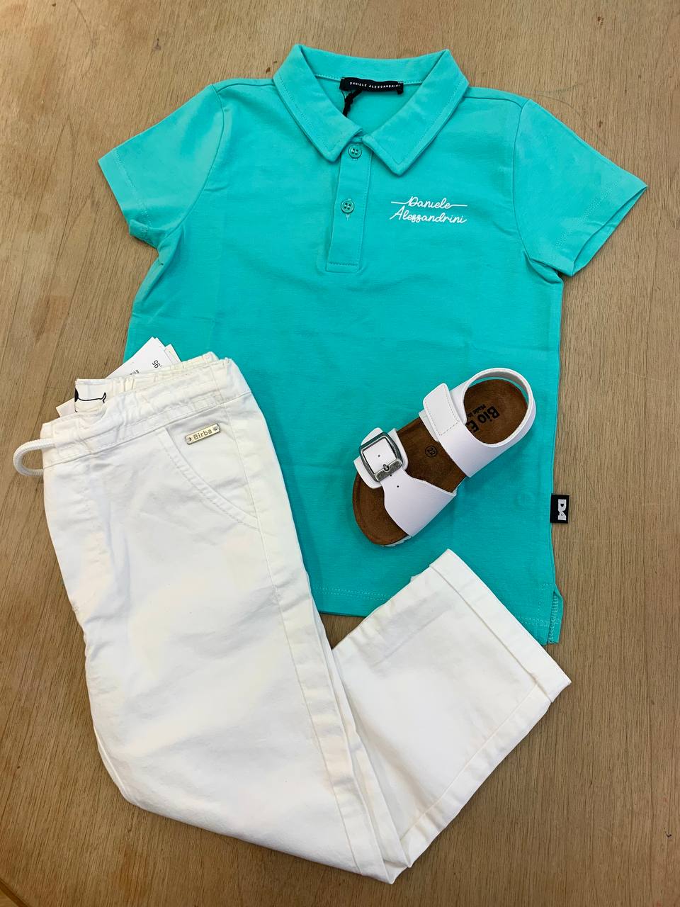 Completo Pantalone e POLO SMERALDO
