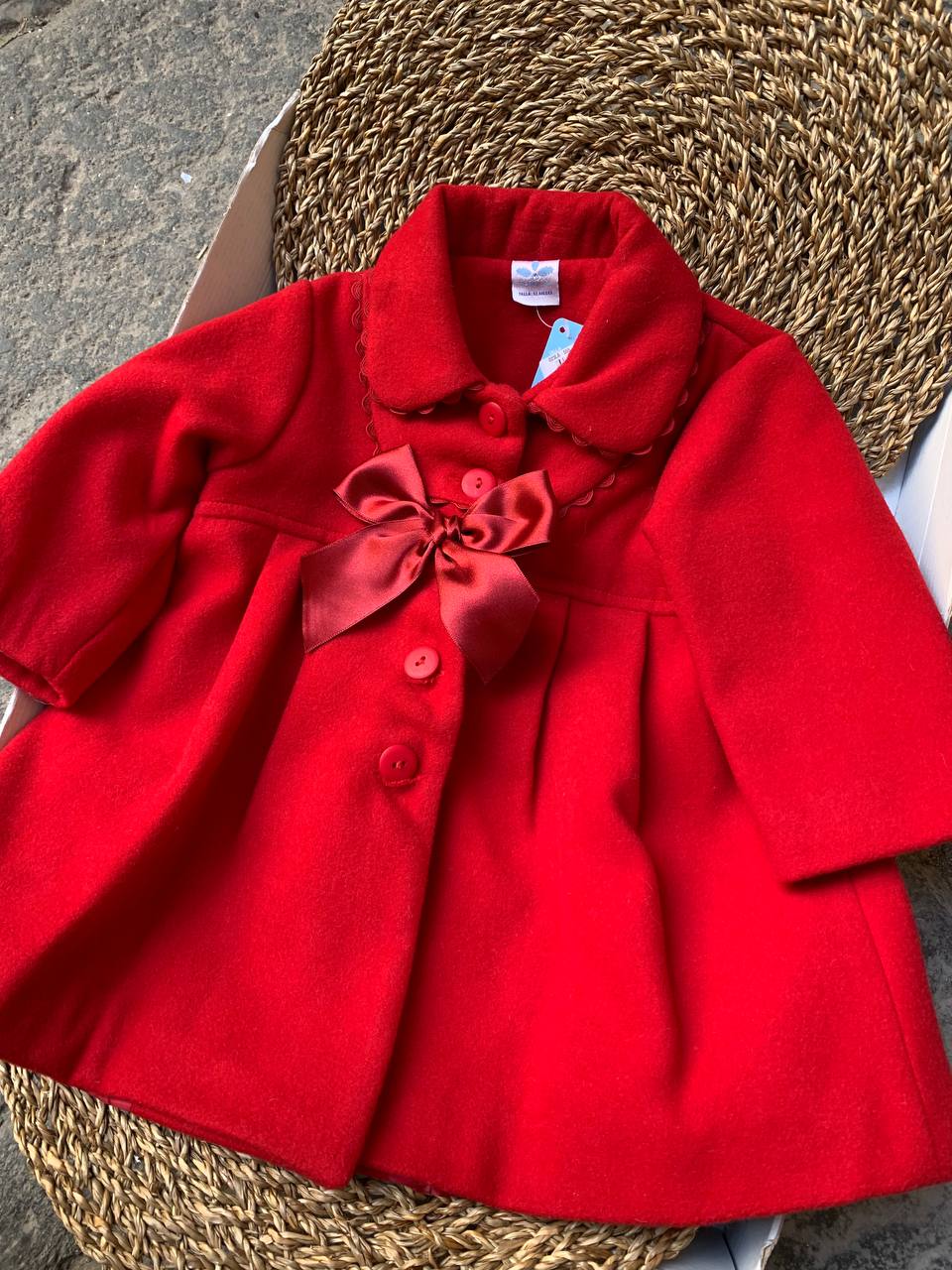 CAPPOTTINO FIOCCO ROSSO