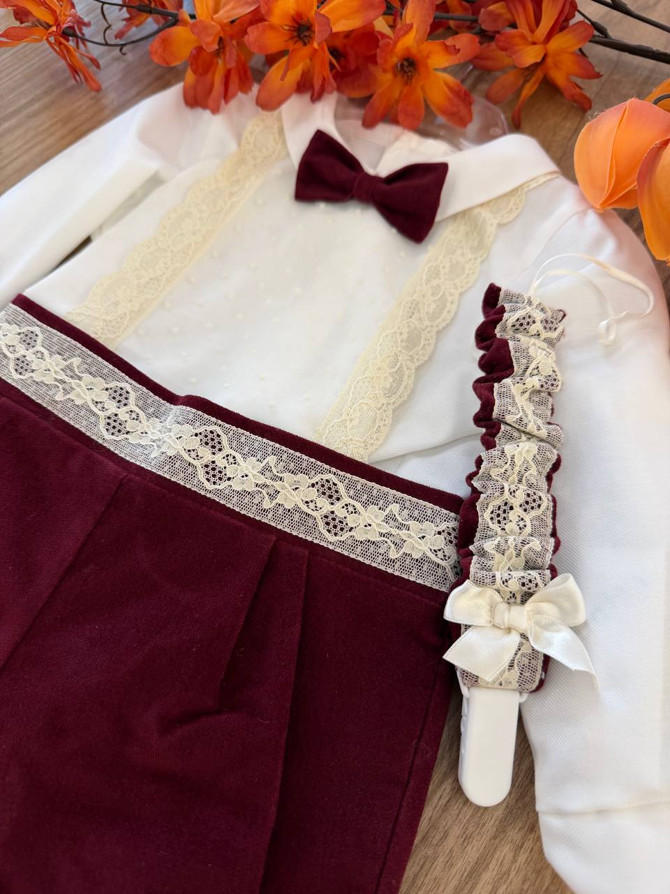 Abito Battesimale "Principe BORDEAUX"