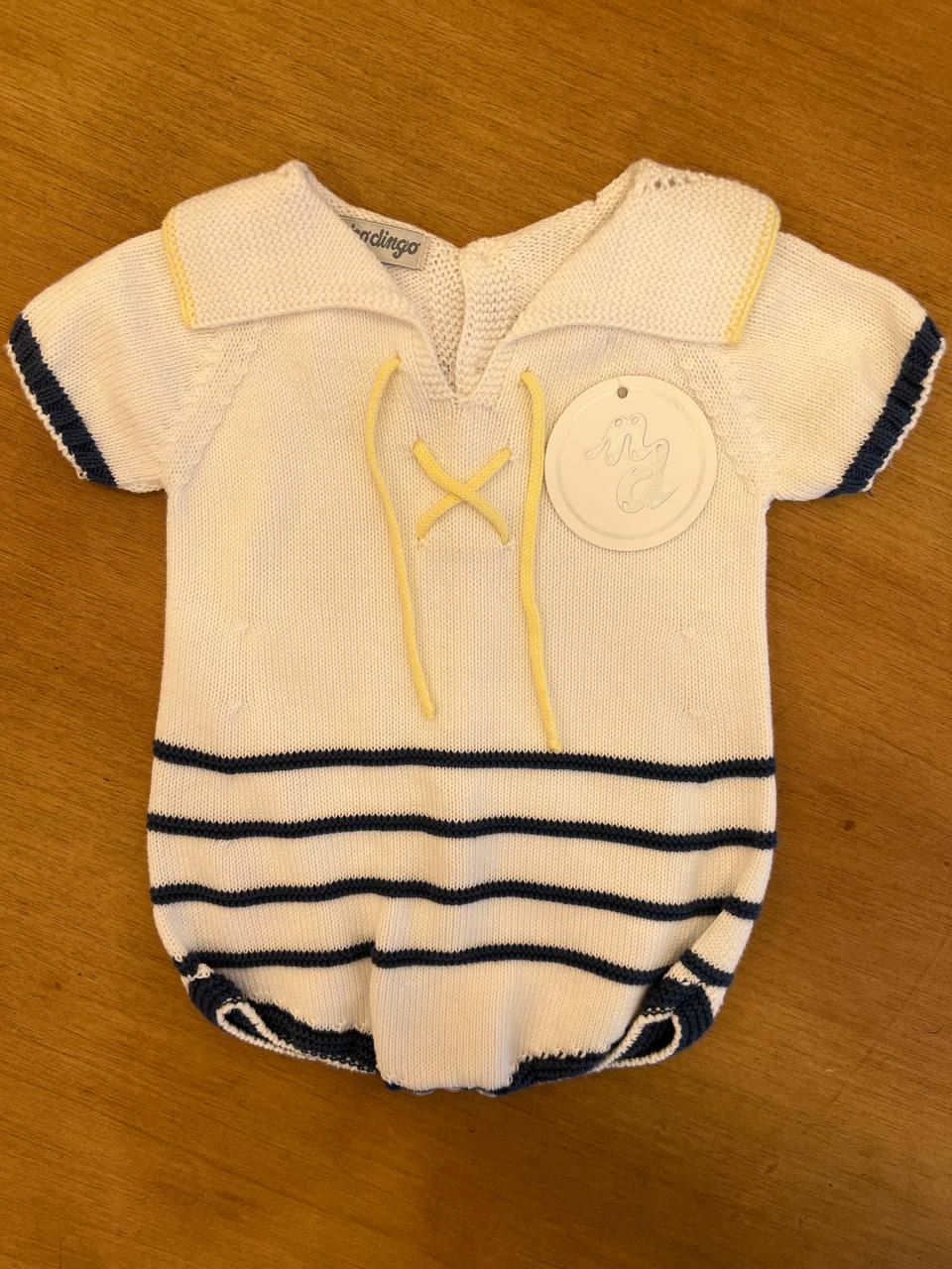 Pagliaccetto in filo per neonato