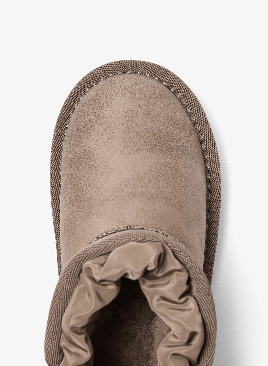 STIVALETTO IN CAMOSCIO TORTORA OSITO