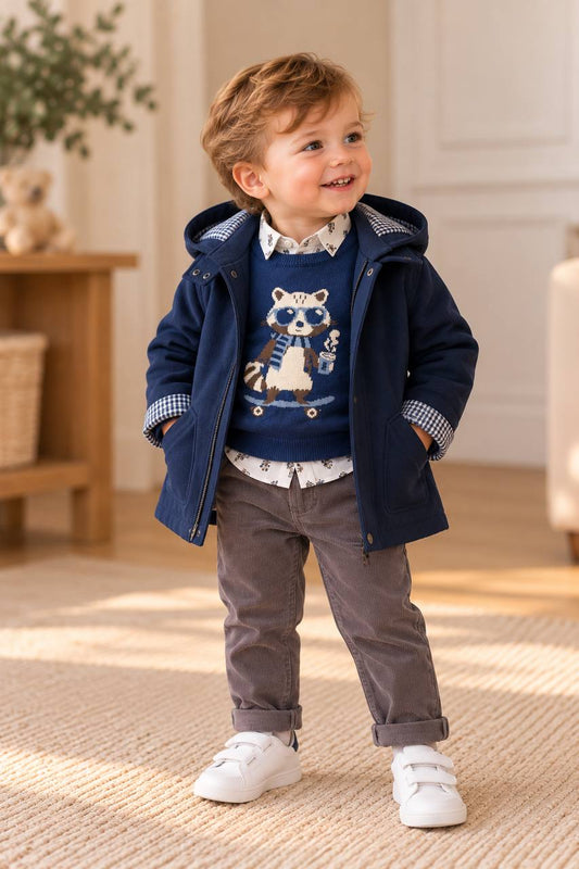 CAPPOTTO BLU SCURO NEVER TOO
