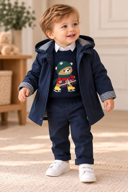 COMPLETO PETIT NOEL BLU NAVY