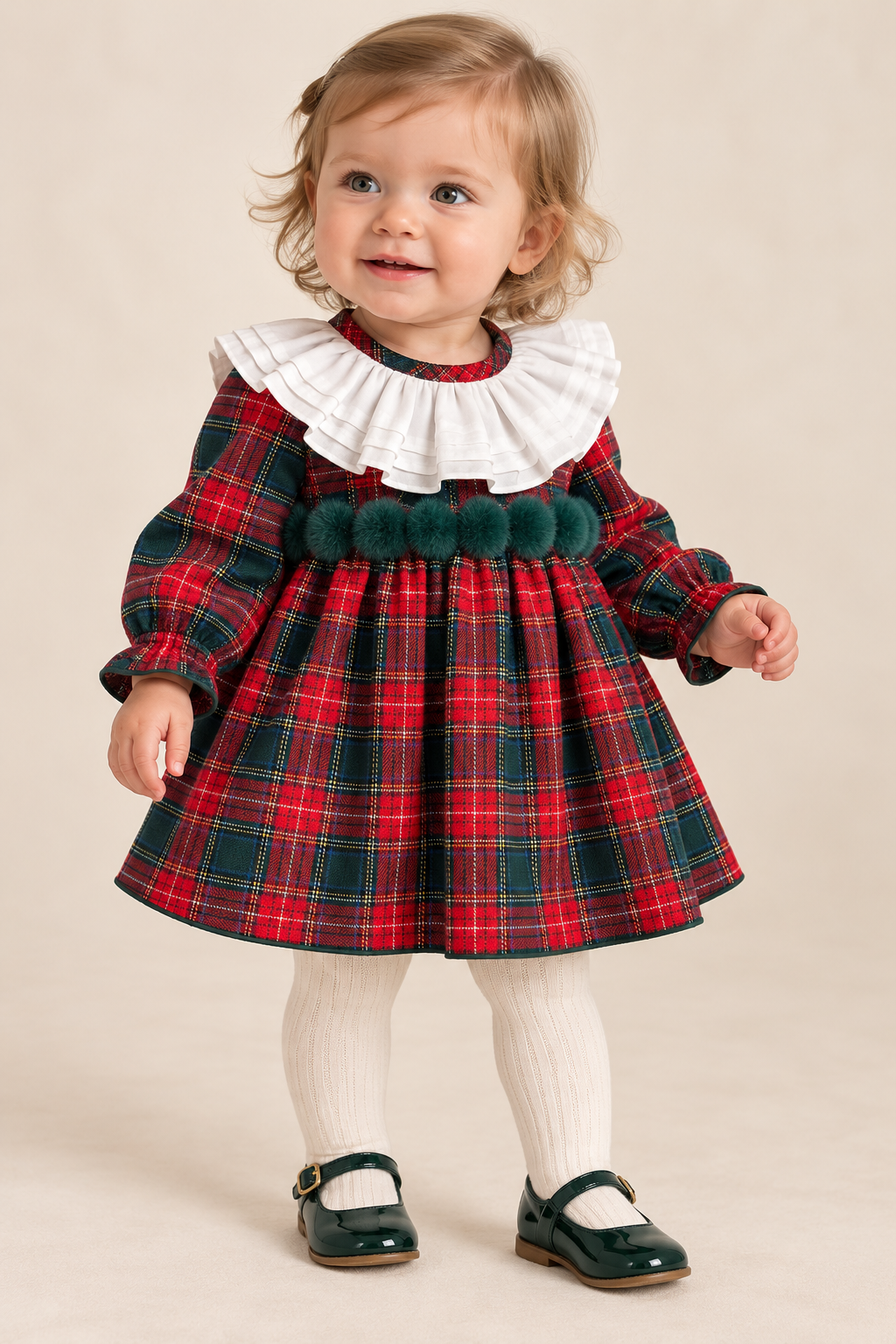 Abito TARTAN PON PON CALAMARO