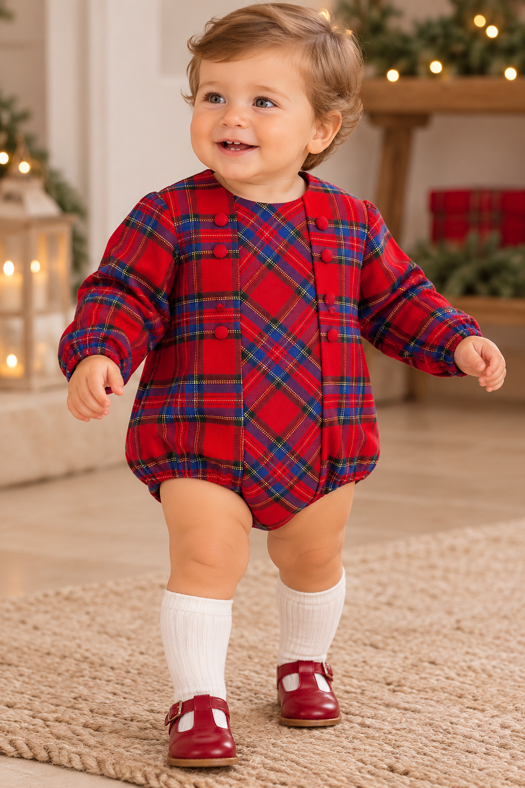 PAGLIACCETTO TARTAN BOTTONCINI DEL SUR