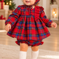 Pagliaccetto Tartan BOTTONCINI E ROUGE DEL SUR