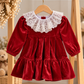 Abitino in velluto rosso Juliana