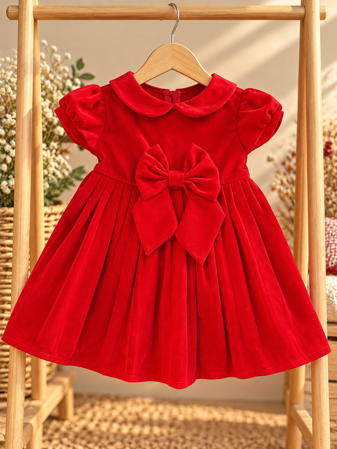 ABITO FIOCCO ROSSO