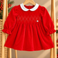 ABITO ROSSO PUNTO SMOCK