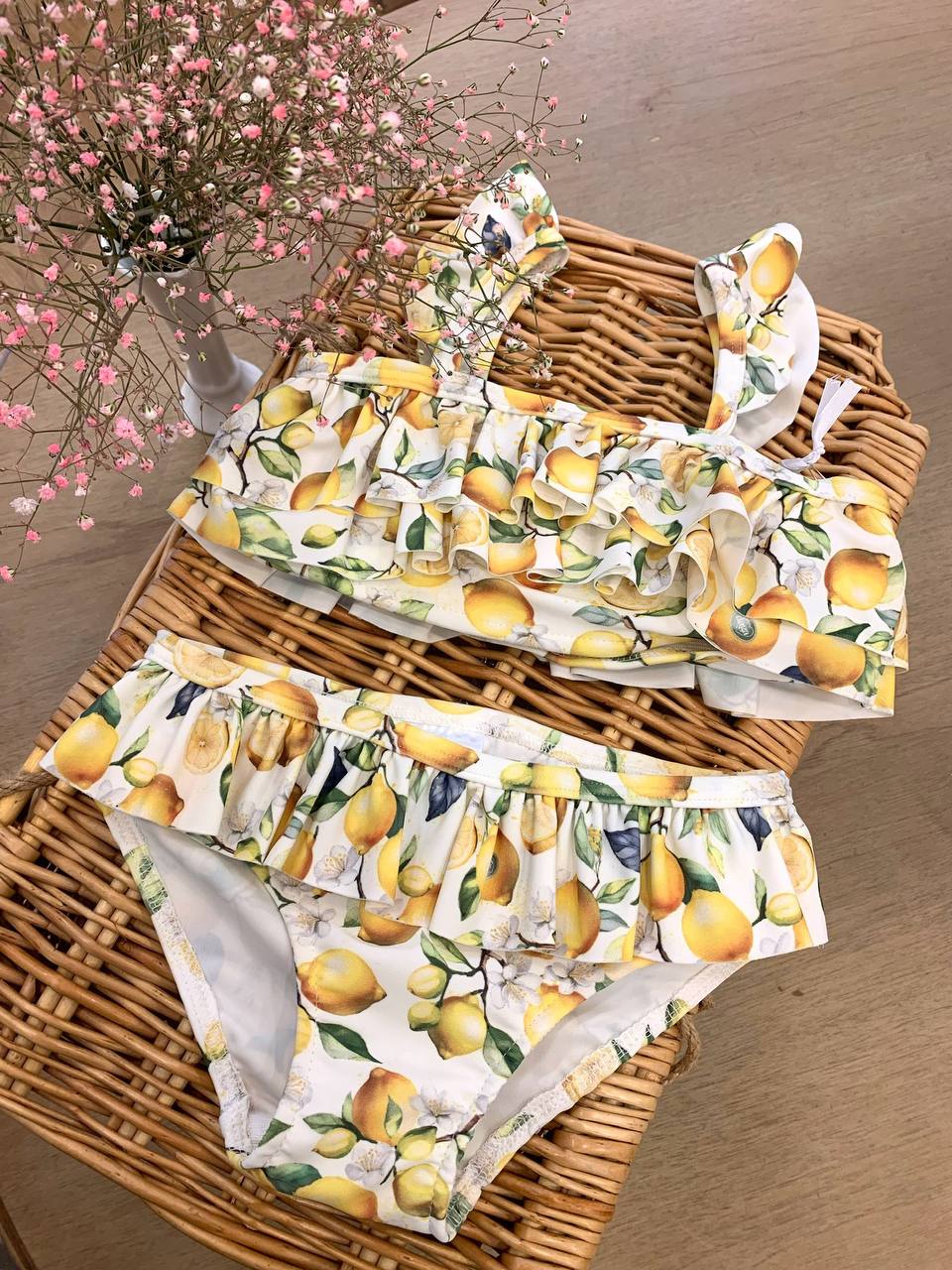 COSTUME DUE PEZZI LIMONI