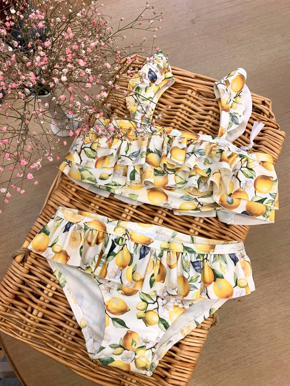 COSTUME DUE PEZZI LIMONI