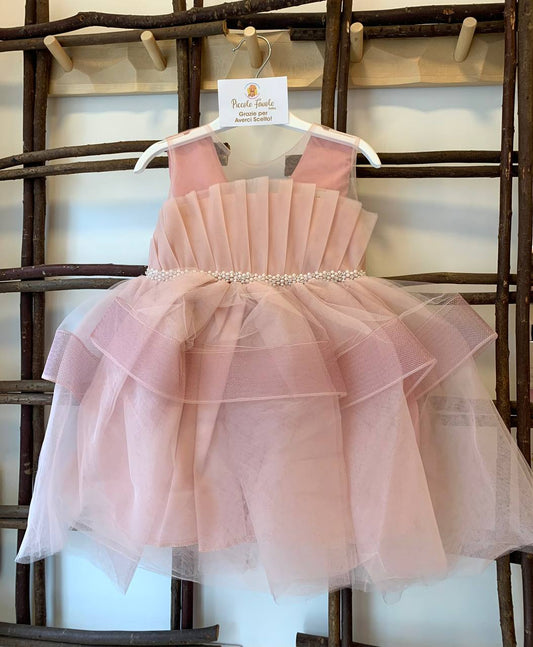 ABITO PERLA DAMINA ROSA