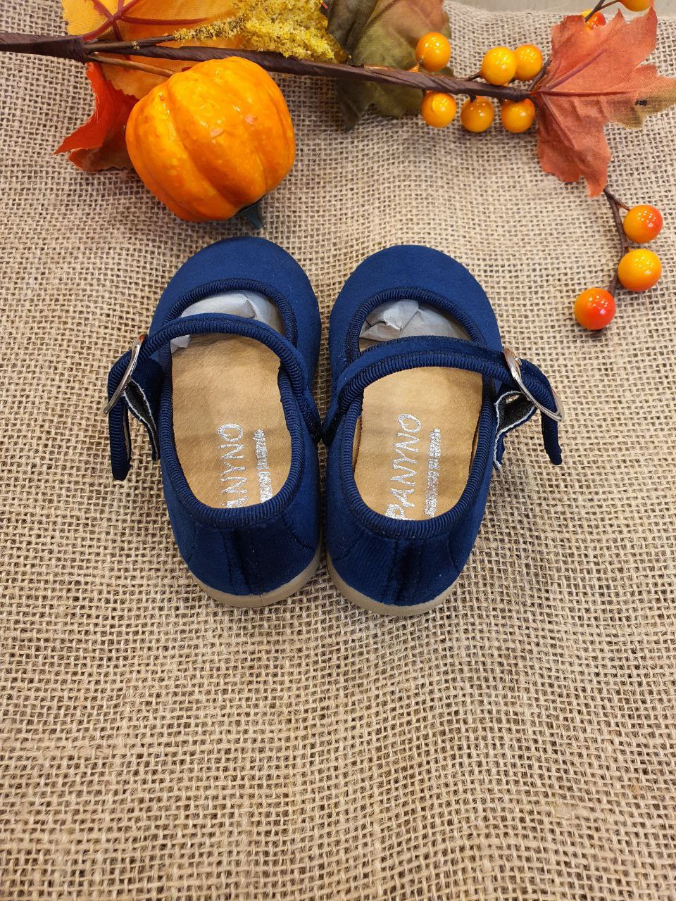 BAMBOLINA IN CAMOSCIO BLU NAVY PANYNO