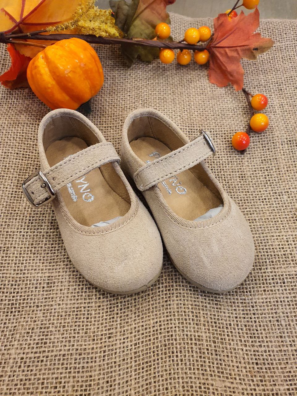 BAMBOLINA IN CAMOSCIO BEIGE PANYNO