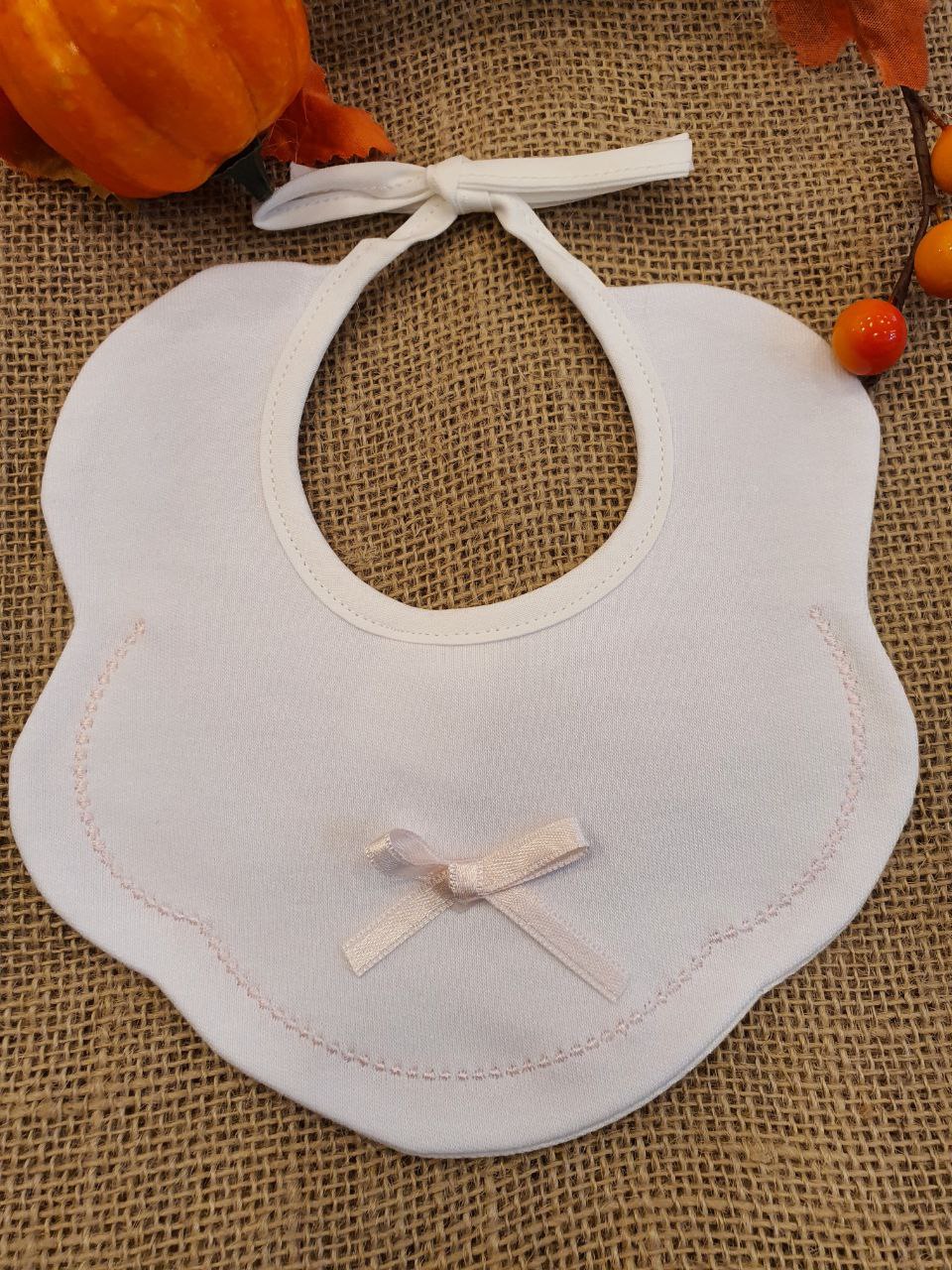 BAVETTA CON FIOCCO IN RASO ROSA PAPPA&LATTE