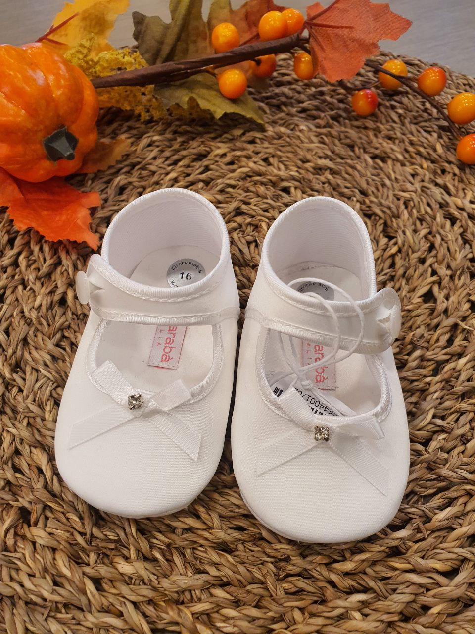 BAMBOLINA BIANCA CON PUNTO LUCE AMBARABA'