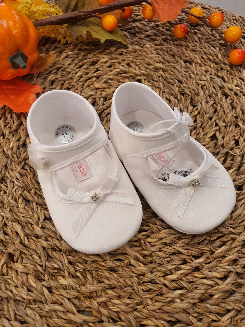 BAMBOLINA BIANCA CON PUNTO LUCE AMBARABA'