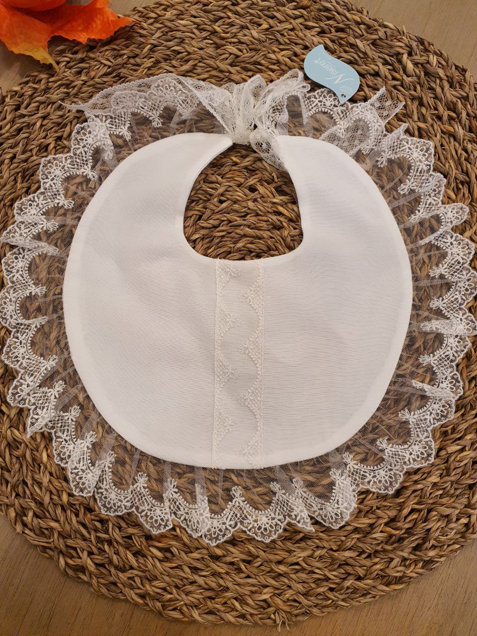 BAVETTA BATTESIMALE IN TULLE