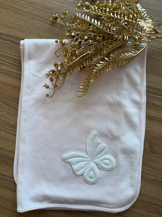 MUSSOLA BUTTERFLY ROSA BABY GI