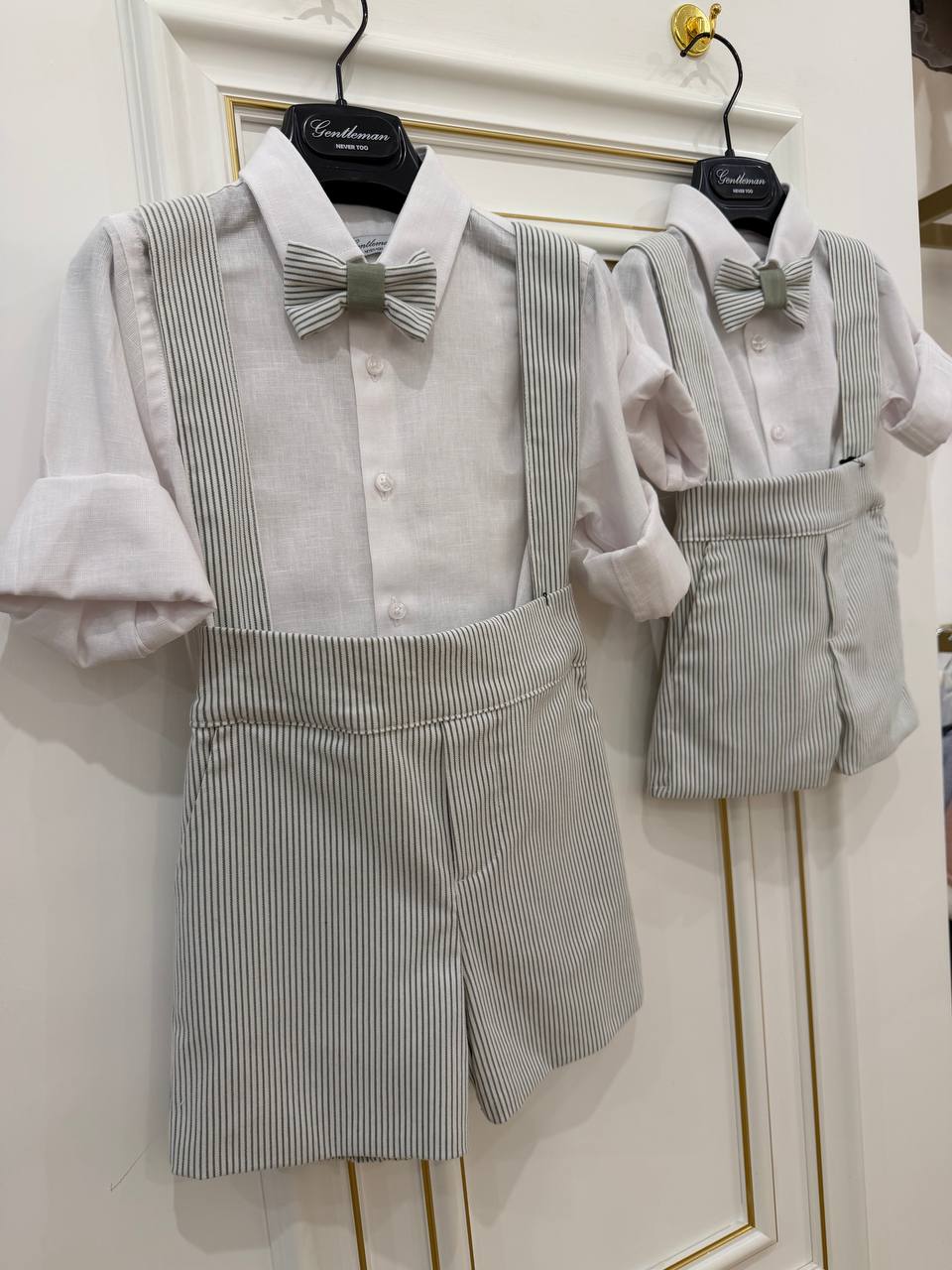 SALOPETTE A RIGHE VERDE GENTLEMAN