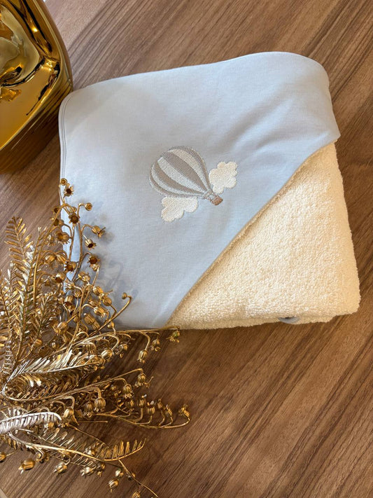 ACCAPPATOIO CELESTE MONGOLFIERA BABY GI