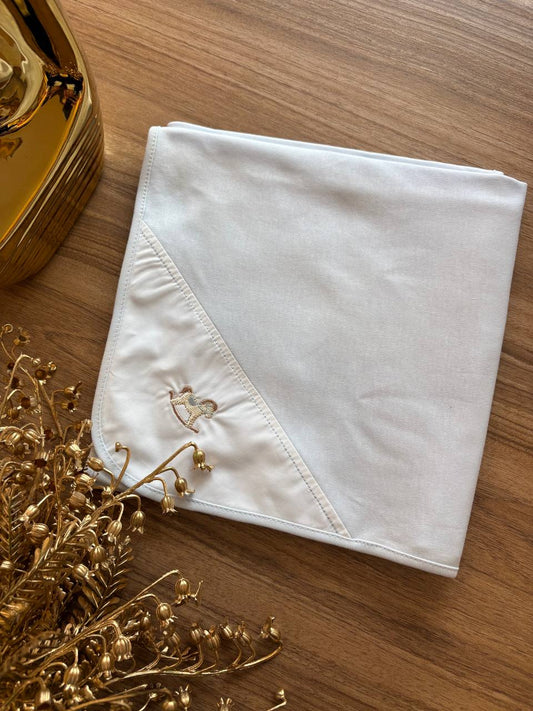 MUSSOLA CELESTE CAVALLO A DONDOLO BABY GI