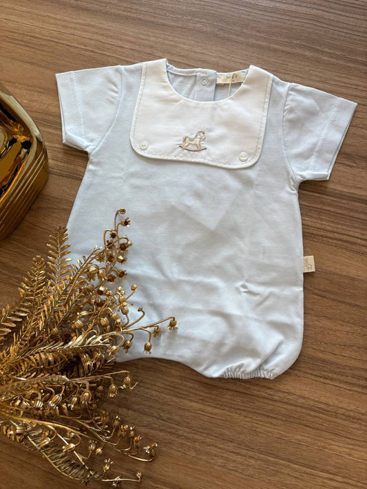 PAGLIACCETTO CELESTE CAVALLO A DONDOLOO BABY GI