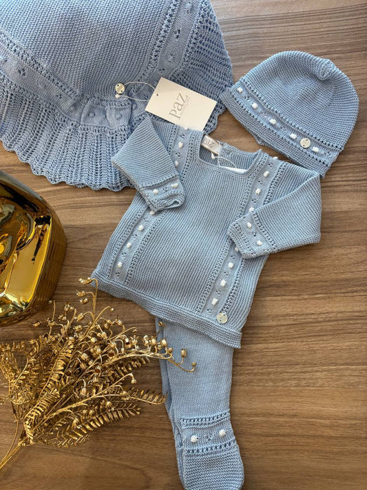 COORDINATO NASCITA AZZURRO PAZ RODRIGUEZ