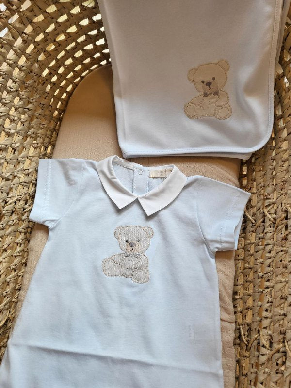 PAGLIACCETTO ORSO AZZURRO BABY GI