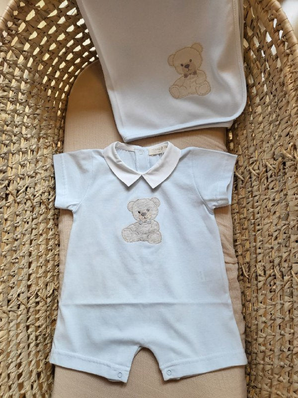 PAGLIACCETTO ORSO AZZURRO BABY GI