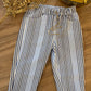 PANTALONE A RIGHE BLU BIANCO E CELESTE JO MILANO