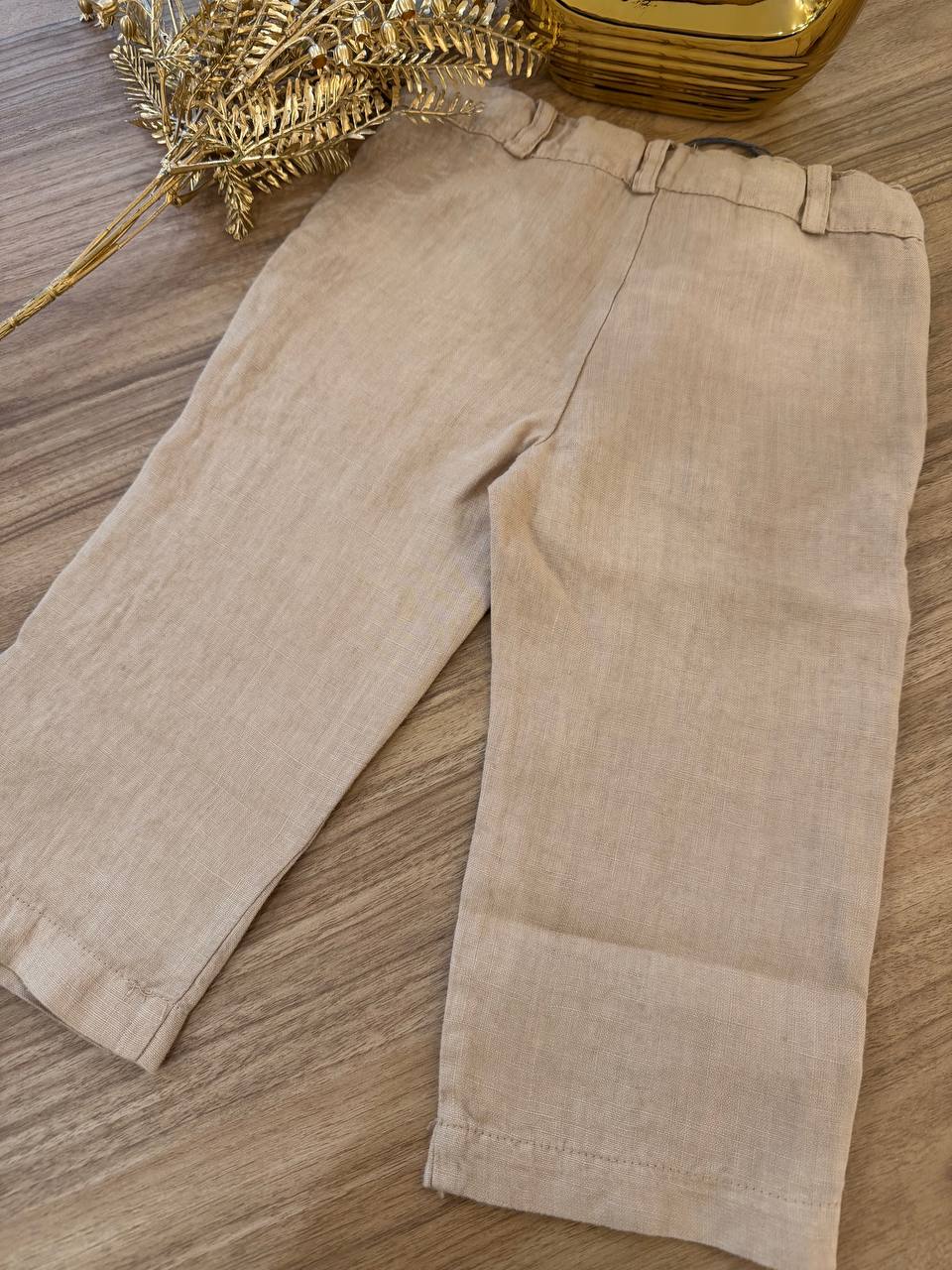 PANTALONE IN LINO MARRONCINO JO MILANO