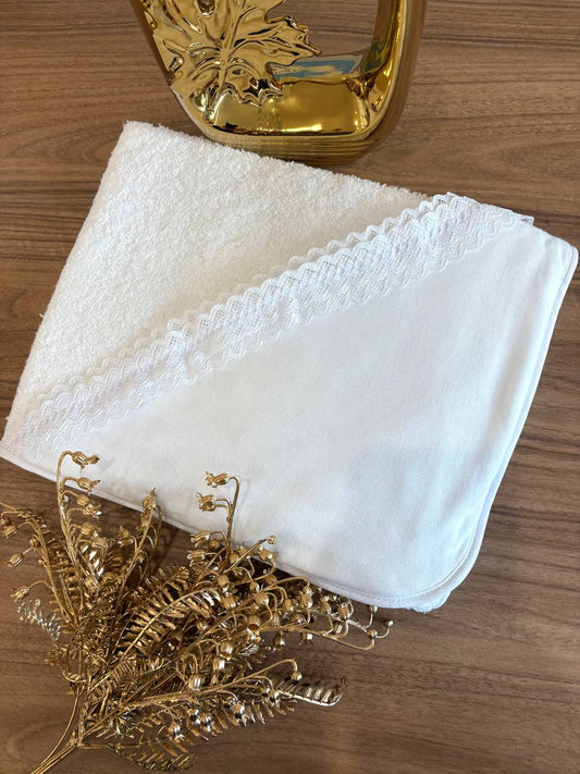 ACCAPATOIO RICAMATO BIANCO SARDON