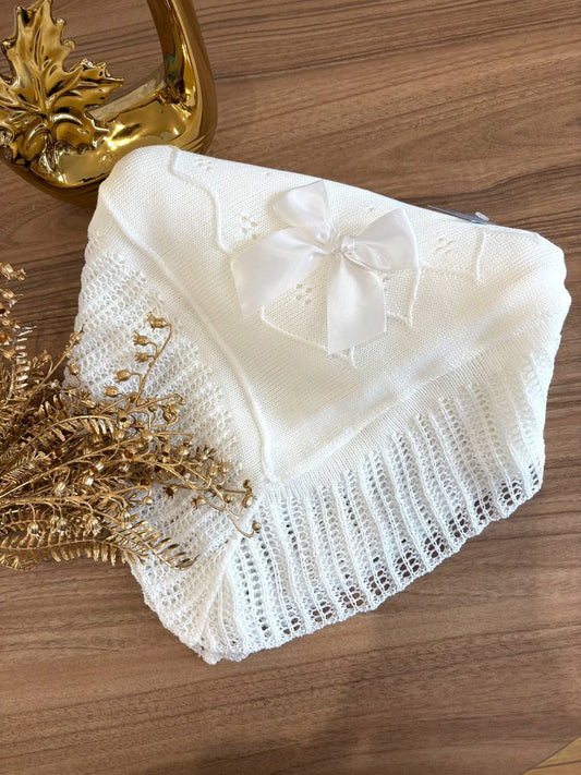 SCIALLE IN FILO BIANCO SARDON