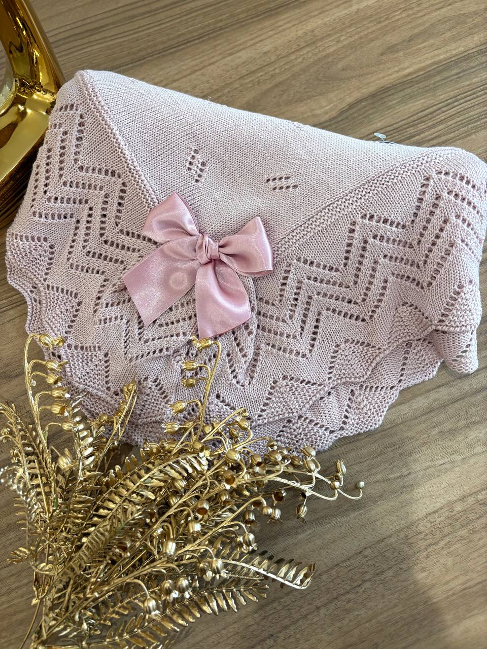 SCIALLE IN FILO ROSA ANTICO SARDON