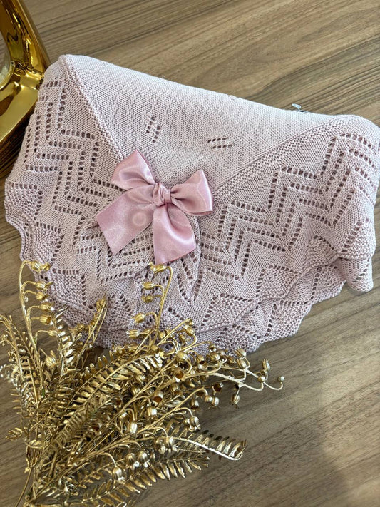 SCIALLE IN FILO ROSA ANTICO SARDON