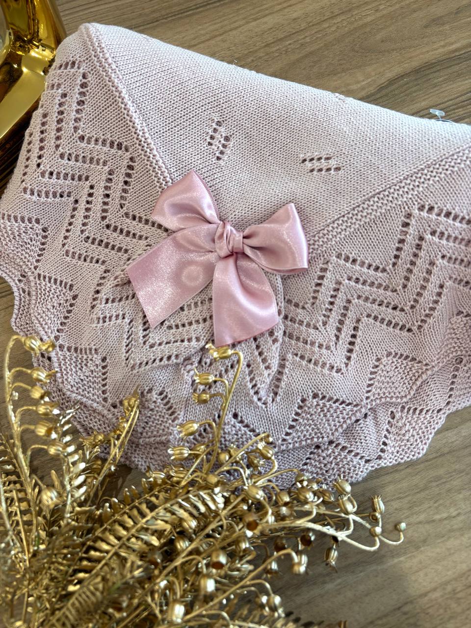 SCIALLE IN FILO ROSA ANTICO SARDON
