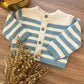 CARDIGAN IN FILO TURCHESE BOBOLI