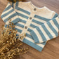CARDIGAN IN FILO TURCHESE BOBOLI