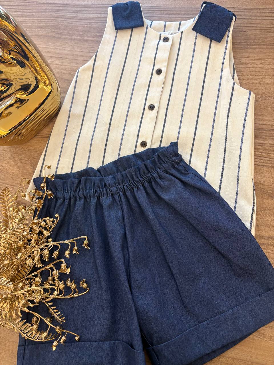 COMPLETO A RIGHE DENIM BARCELLINO