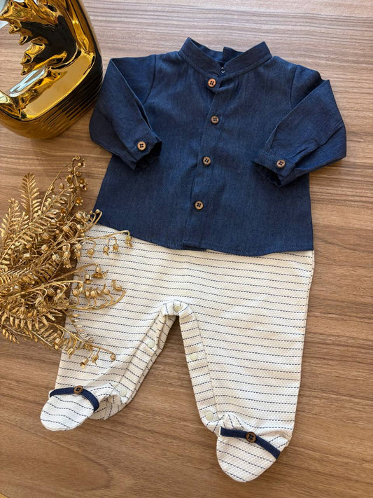 TUTINA A RIGHE BLU BARCELLINO