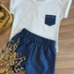 COMPLETO A RIGHE BLU BARCELLINO
