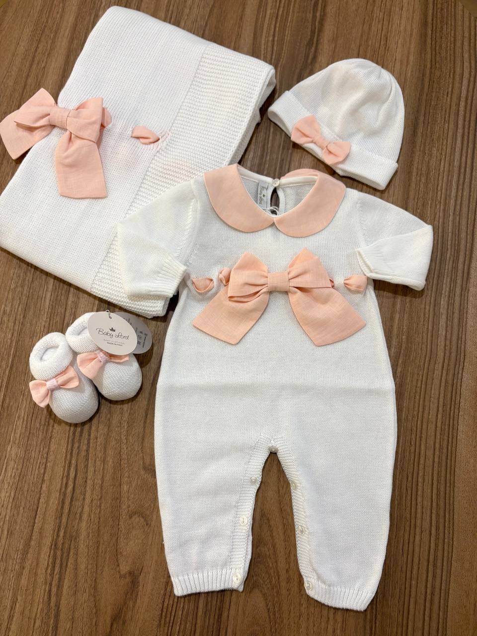 COORDINATO NASCITA FIOCCHI PESCA BABY LORD