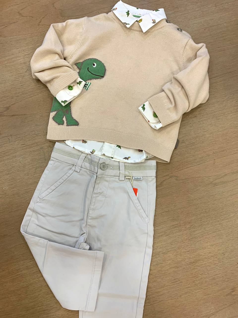 PANTALONE BEIGE BOBOLI