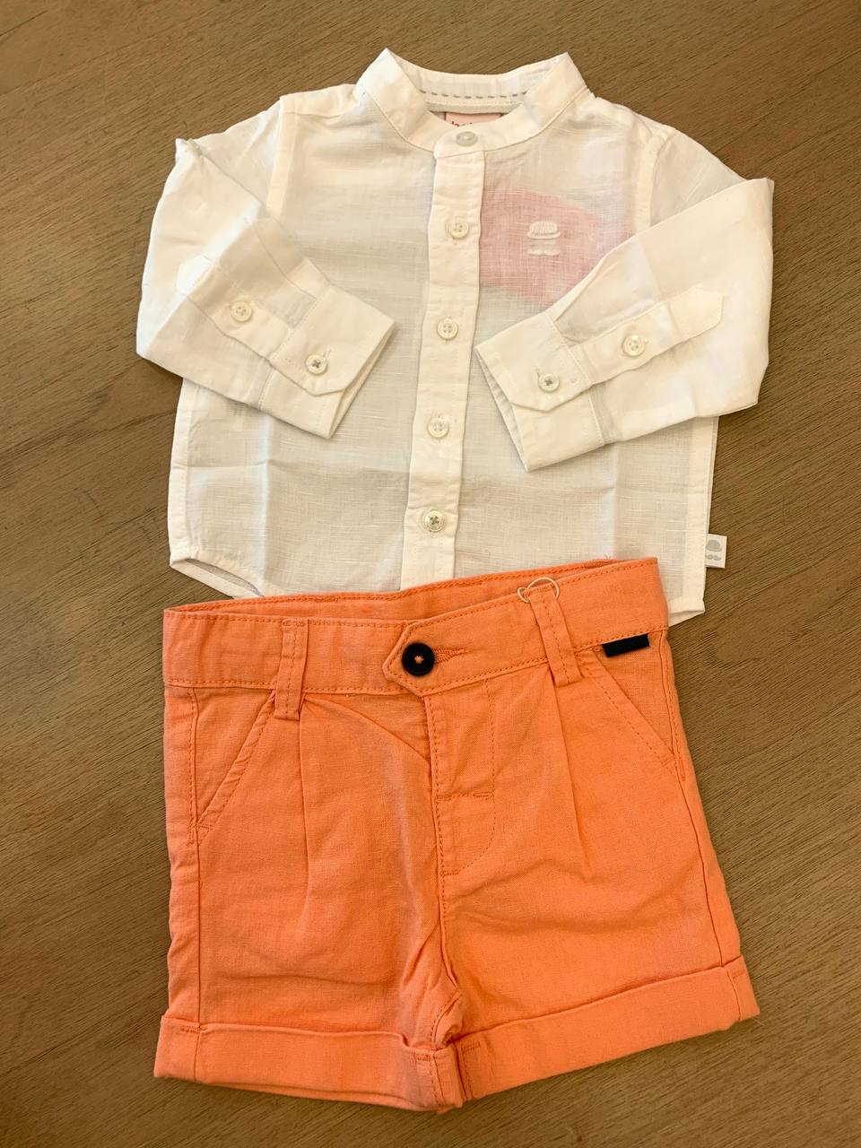 CAMICIA BIANCA CON BAFFI BOBOLI