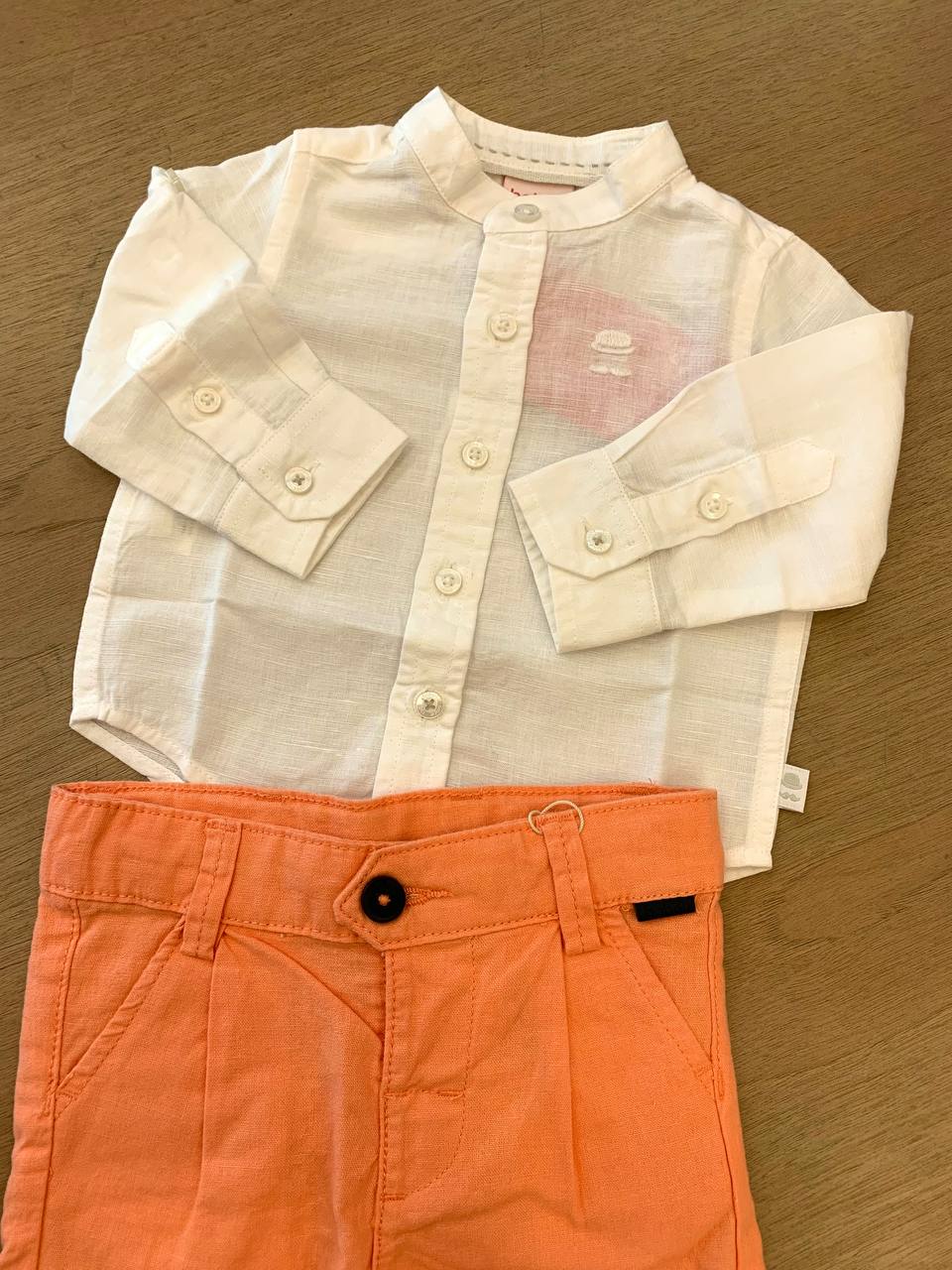 CAMICIA BIANCA CON BAFFI BOBOLI